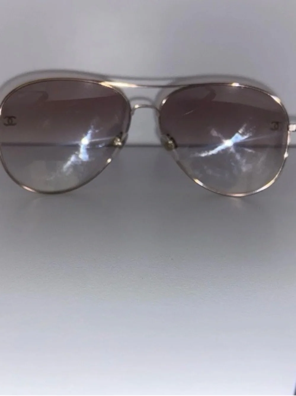 CHANEL Pink Gradient Aviator Sunglasses 4189-T-Q Teardrop